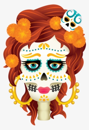 Pin Catrina Clipart Catrin Y Catrina Png Transparent PNG 582x694