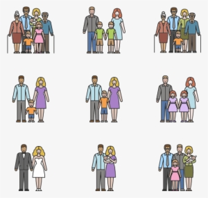 Linear Color Families - Flat Icon Family