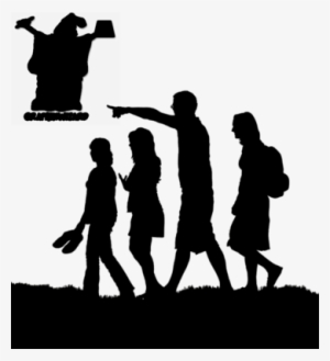 Hiking Clipart Silhouette - People Hiking Silhouette Photoshop