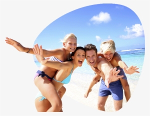 Kid Friendly Trips, Fun Family Vacation, Sporting Club - Family Having Fun At Beach