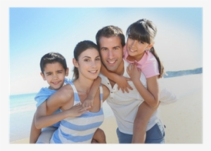 Closeup Of Happy Family At The Beach Poster • Pixers®