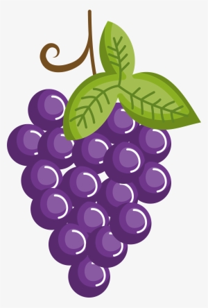 Grape Drawing Cartoon Fruit - Cartoon Grapes