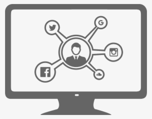 Social Media Marketing - Computer Monitor