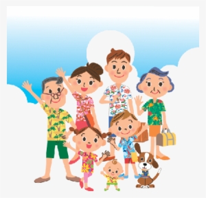 Trip Summer With The Family Third Generation - Family Summer Fun Clip Art