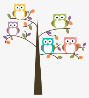 Owl Cartoon - Cartoon Owls In A Tree