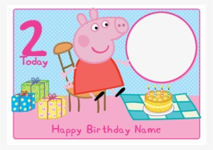 Peppa Pig Birthday Png Png Free Library - Peppa Pig Birthday 2