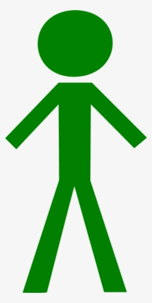 Clip Arts Related To - Green Stick Man Clipart