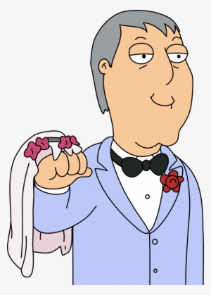 Family Guy Adam West With A Wedding Hand Mighty Oh - Mayor Adam West Marries Hand