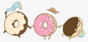 Drawn Doughnut Png Tumblr Transparent - Donut Drawing Tumblr Png