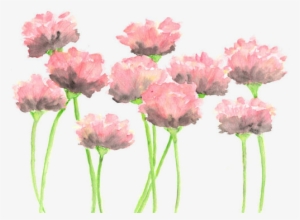 Flowers And Png Image - Watercolor Pink Flowers Png