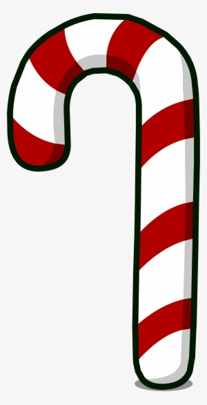 Giant Candy Cane - Cartoon Candy Cane Png