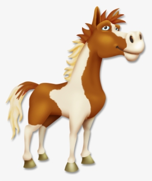 pinto horse - hay day cavalo