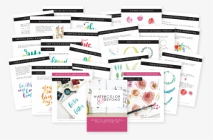 Watercolor And Beyond Worksheets - Graphic Design