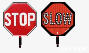 Handheld Flashing Stop/slow Sign - Stop Sign