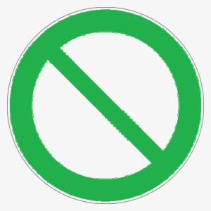 Ban Green Sign - Please Do Not Touch Screen