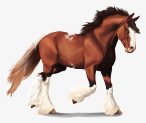 Clydesdale Horse By Memuii-d8ml2qh - Clydesdale Png