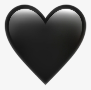 Black Heart Transparent Background Png - Transparent Black Heart Emoji