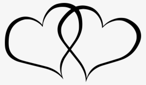 Fancy Heart Clip Art Black And White 399130 - Fancy Love Heart Outline