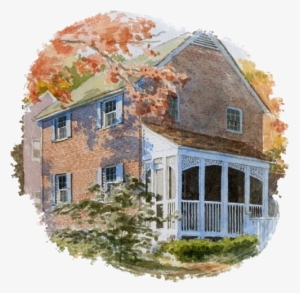 Or Maybe You Are Moving And Would Like A Memento Of - House Watercolor Png