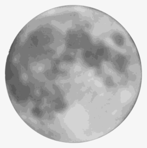 Moon Png Transparent Image - Cartoon Full Moon