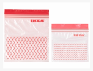 Related Items - Ikea Istad Plastic Freezer Bag, Red 120pack