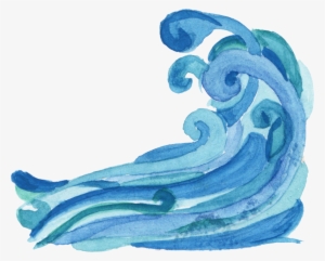 Watercolor Wave Transparent - Watercolor Wave Png