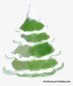 Snow Covered Tree Clipart - Tree
