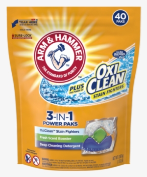 Arm & Hammer Plus Oxiclean 3 In 1 Power Paks - Arm And Hammer 3 In 1