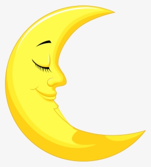 Cute Yellow Moon Png Clipart Picture - Animated Picture Of A Moon