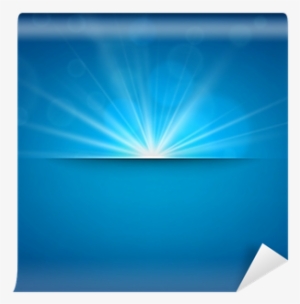 Blurry Blue Background With Lens Flare - Haman