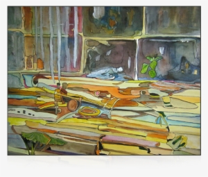 E - Halfpenny - Watercolor Paint