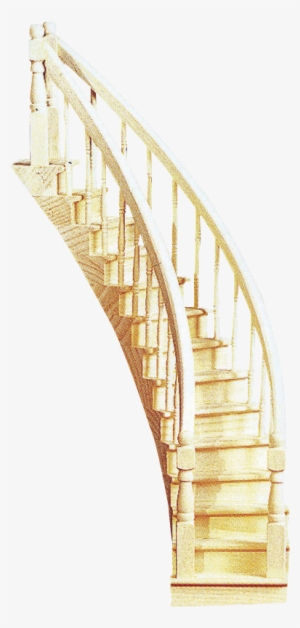 Curved Stairs Png - Stairs