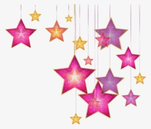 Hanging Stars - Transparent Hanging Star Png