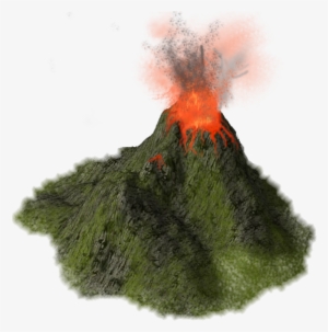 High Clipart Volcanic Mountain - Real Volcano Transparent