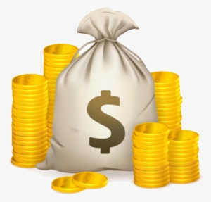 Money Bag And Gold Coin - Transparent Money Bag Png