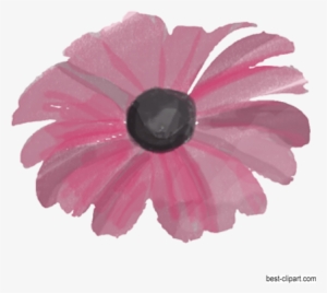 Free Watercolor Flower Graphic - Watercolor Painting