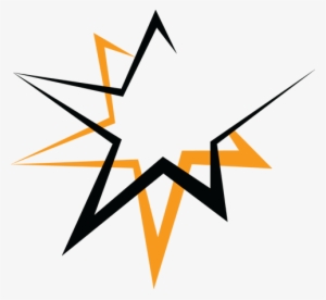 Star Png Black And Orange Colour - Star Quality