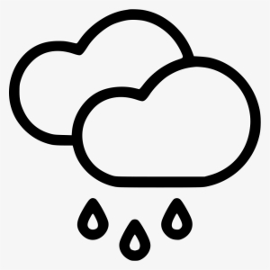 Cloud Clouds Rain Drops Drizzle Rainfall Comments - Cute Cloud Rain Png