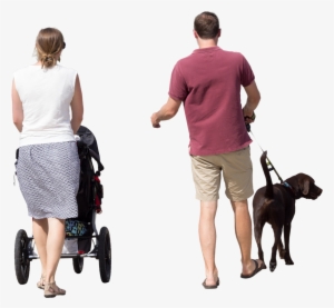 Person With Dogs Png - Person Walking Dog Png