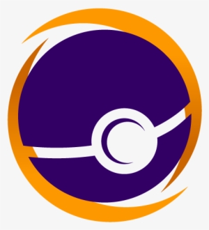 No Drop Shadow, Flat - Purple Pokemon Logo