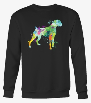 Watercolor Love Dog Paint - You Can Wear My Sweatshirt Merch