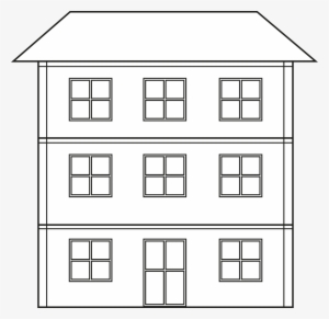 White House Clipart Big House - Three Storey House Cartoon Transparent PNG  - 1628x1580 - Free Download on NicePNG