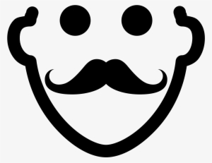 Mustache Icon - Man With Mustache Png