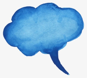 Free Download - Watercolor Speech Bubble Png
