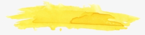 Free Download - Yellow Watercolor Brush Stroke