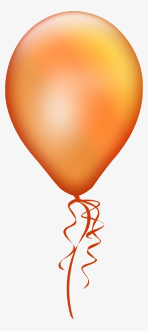 Ballons Clipart Orange Balloon - Orange Balloon Transparent Background