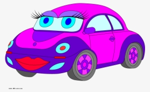 Raster Clipart Car Girl Png - Car