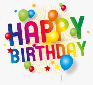Happy Birthday Transparent Decoration Png Picture Gallery - Happy Birthday No Background