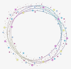 Shapes Circle Frame Overlay Colorful Sparkle Glitter - Png Díszítő Elemek Design