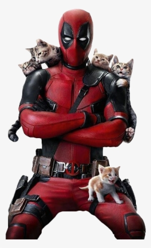 Spider-man Deadpool Figurine - Deadpool With Kittens